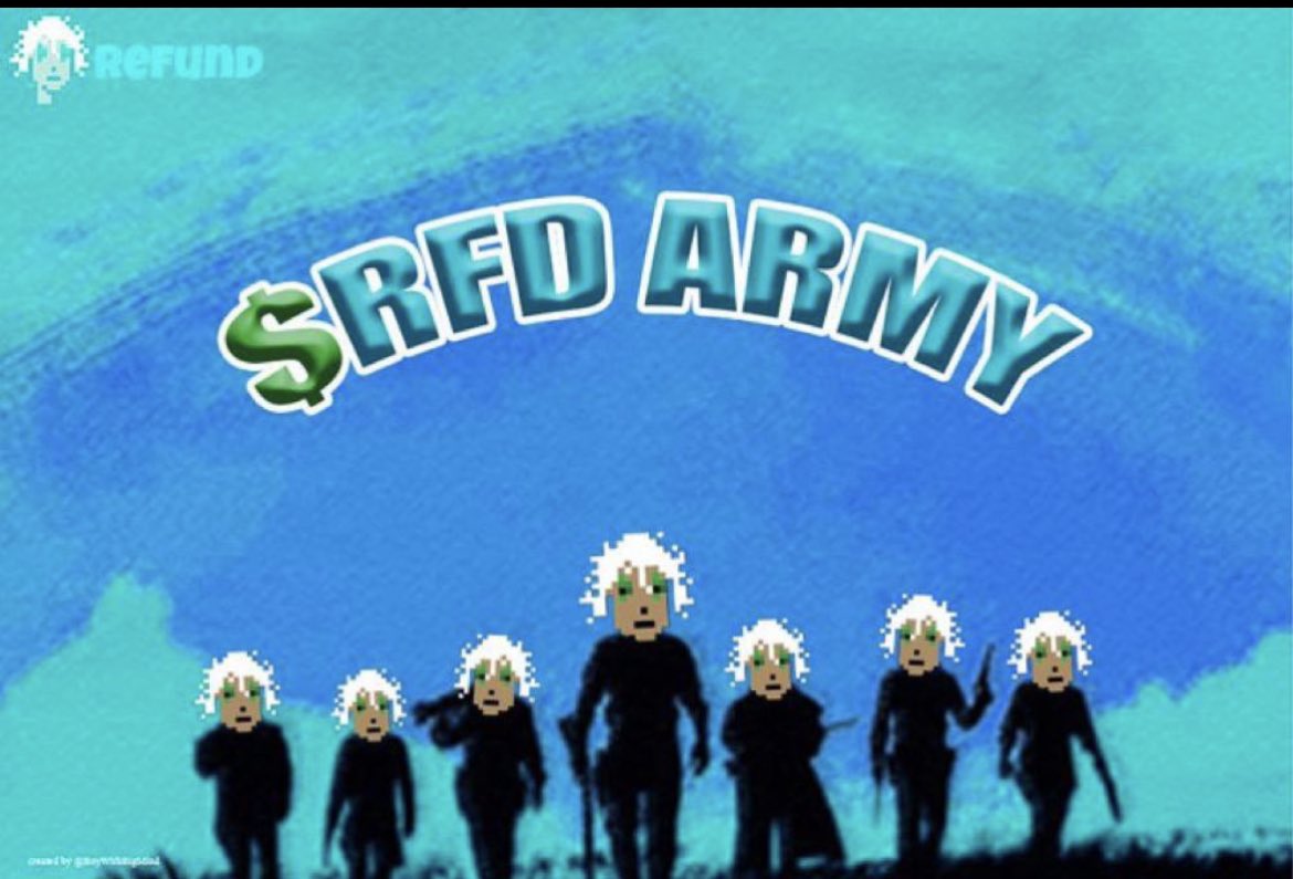 KK_Crypter's tweet image. #RFD killing crypto space, True decentralized project! No CEX tokens.. No Paid Influencer Shit.. No Tax… based n ETH genus is Dev - BLURR.ETH! Sky is limit.. True community driven Crypto Movement! Let’s get our Crypto losses #Refunded!!!🔥🚀🔥🚀🔥🚀🔥👊  #RFDARMY .