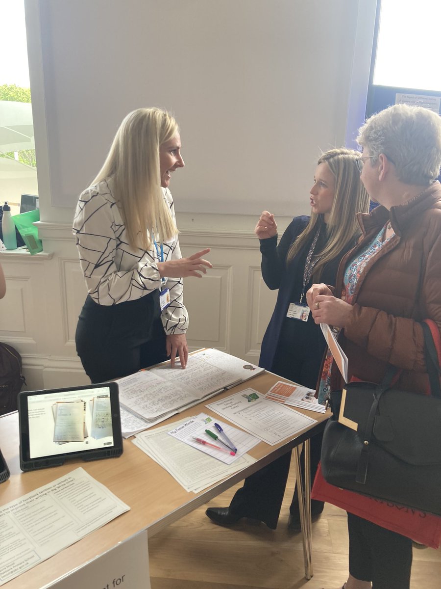 BracoPrimary's tweet photo. Well done to Miss McKelvie on sharing her practitioner enquiry at the Headteacher Day today. Great to hear her confident and passionate presentation about how meaningful feedback helps close the attainment gap in writing ✍️ @PKCTeach @PKCEducation @pkc https://t.co/pcjoPRGd7T
