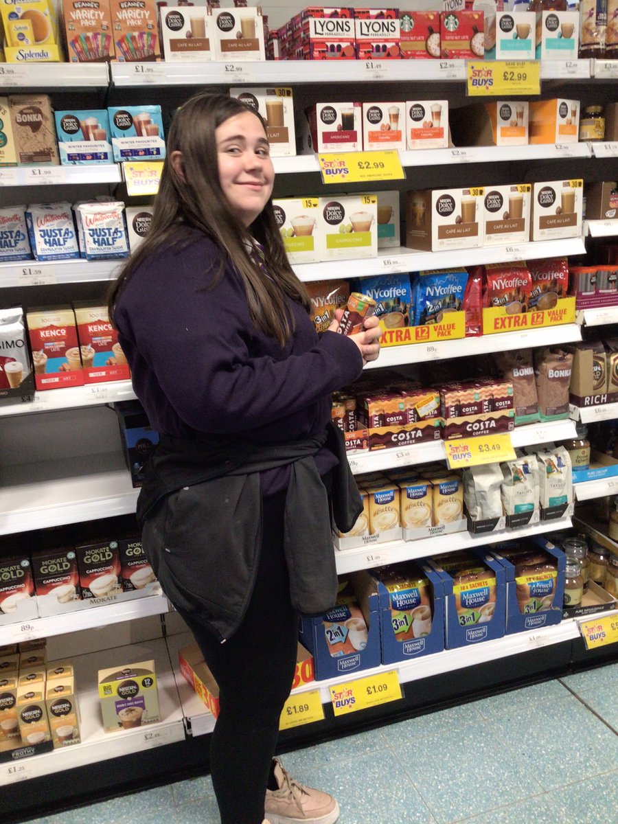 TirMorfa's tweet photo. Famau was shopping today to practise numeracy skills and shop for the Duke of Edinburgh camping trip #ytmfamau #ytmnum #ytmlit #ytmHCI @PHS_DukeofEdin https://t.co/2l6K2AjCJ5
