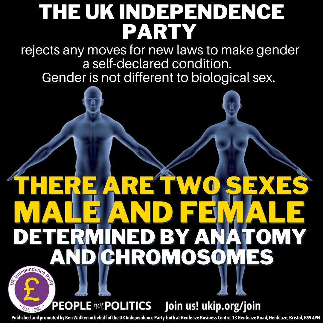 UKIP: The bonkers Lib Dums can't be trusted. They are wrong on human biology, wrong about Brexit and wrong about net zero. 

"Lib Dem leader Ed Davey says a woman can 'quite clearly' have a penis"

mol.im/a/12114785 via <a href="/MailOnline/">Mail Online</a>