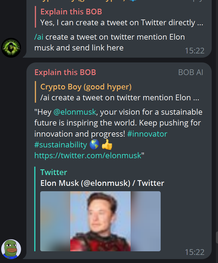 BOB BSC Token tweet media