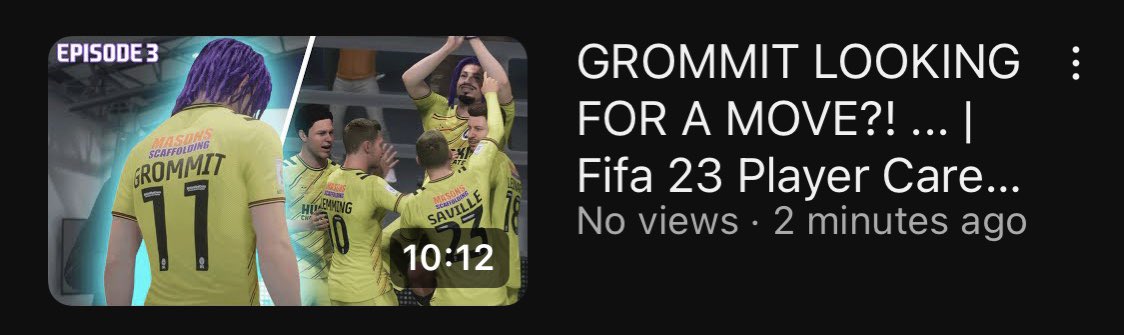 Episode 3 Of The Player Career Is here!!

#fifa #proclubs #h #easportsfifa #fut #fifaultimateteam #fifaproclubs #torneofifa #divisionrivals #ligagamer #ultimateteam #vs #golac #proclubsbrasil #proclubsfifa #fifafails #proclubsmemes #fifapack #fifagoals

youtu.be/PXtLfhdmlrY