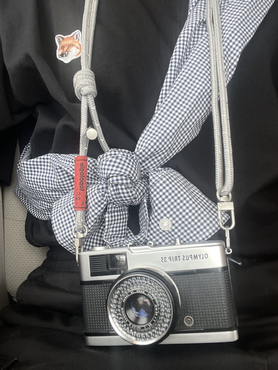 恋人からプレゼントで貰ったキツネと恋人のカメラ