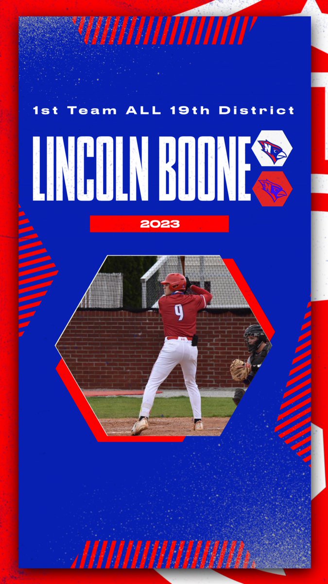NCbaseballman's tweet photo. Congrats to our 2023 1st team All 19th District Selections! @cannon_sim4 @BooneLincoln39 https://t.co/mZave1FFbx