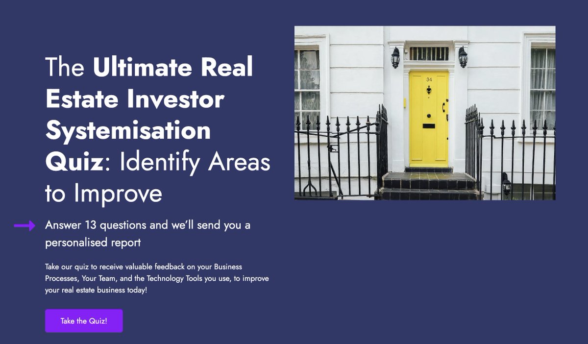 andygaught's tweet photo. Find out more about the Systems and Team in your business by taking 'The Ultimate Real Estate Investor Systemisation Quiz'...๐๐๐
https://t.co/P9kqXxpF2e
#realestate #systemisation #propertyinvestment #outsourcing #business https://t.co/BaDCF2imlQ