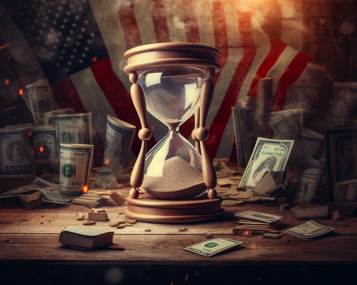 CryptoWarhol's tweet photo. RT @RadarHits: BREAKING‼️🇺🇸 US Treasury asked government agencies if payments can be delayed as cash is running out - Washington Post  #DebtCeiling https://t.co/i7UsHUCYDT