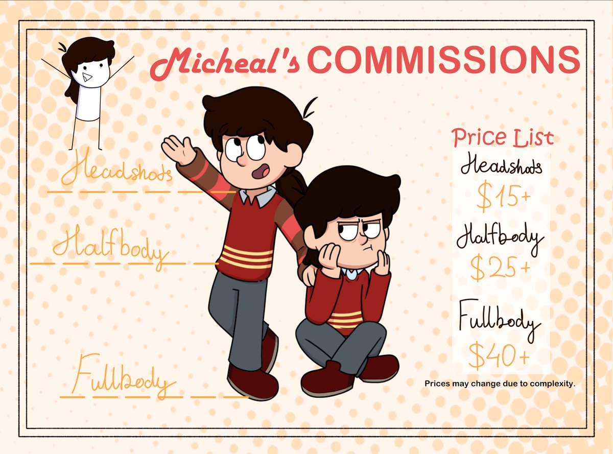 justMNMs's tweet photo. Opening Commissions cause I'm free! And also in need of cha-ching so please commission me or at least retweet this tweet if you see it :3
#commissionsopen #Commission #CommissionSheet #digitalart https://t.co/uKSRE0kh7W