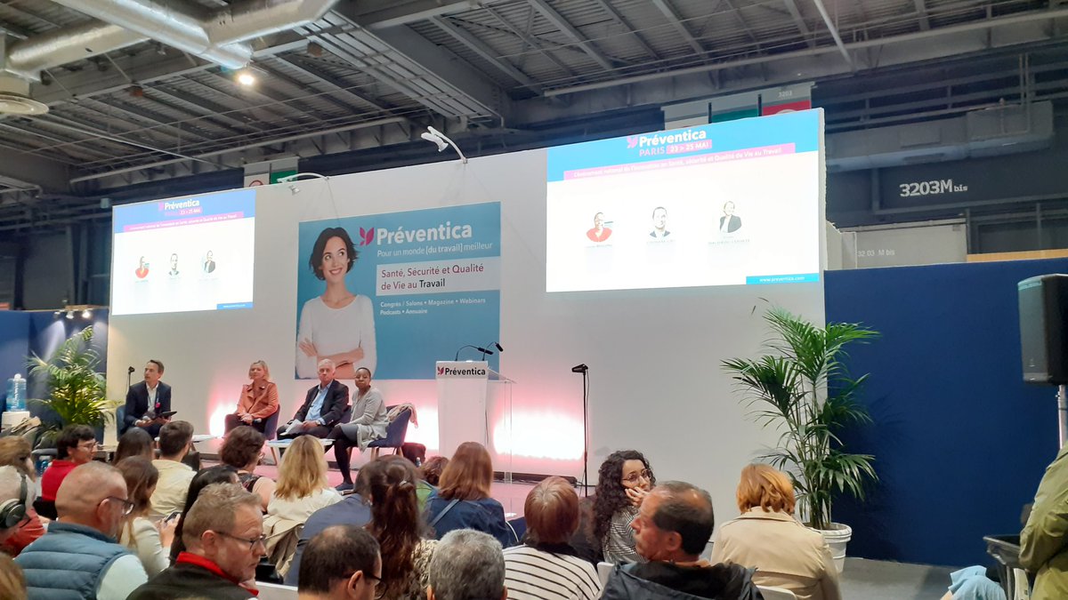 📍Entendu au salon #Preventica : "La qualité de vie et des conditions de #travail dépend aussi de la qualité du #management " . Louise Massing responsable médiation et qvct <a href="/institut_curie/">Institut Curie</a> 
#Qvct #qvt