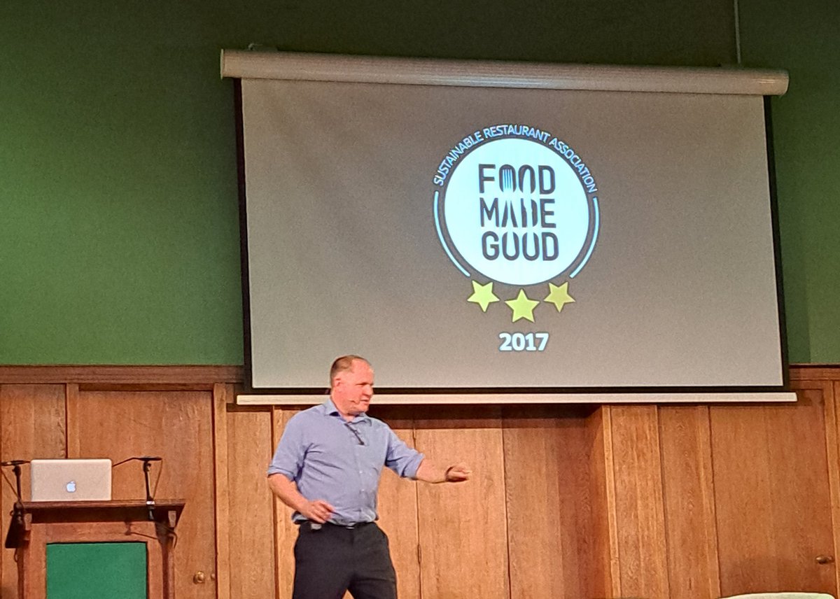 Anniemole's tweet image. Fascinating discussion by @HenryDimbleby Former director of Food Strategy &amp;amp; Co Founder of @leonrestaurants, covering big topics like the "Junk Food Cycle", How many animals are bred for food &amp;amp; the growth of the #sustainable food movement #FutureSummit 
#BreadJamFest