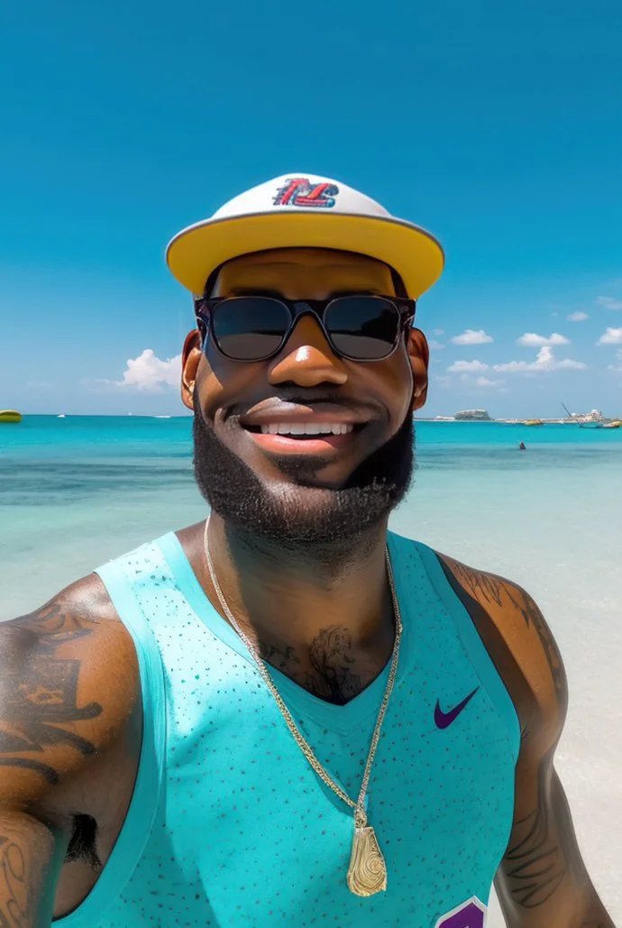 ProphetXHoops's tweet image. LeBron is already in Cancun 😳