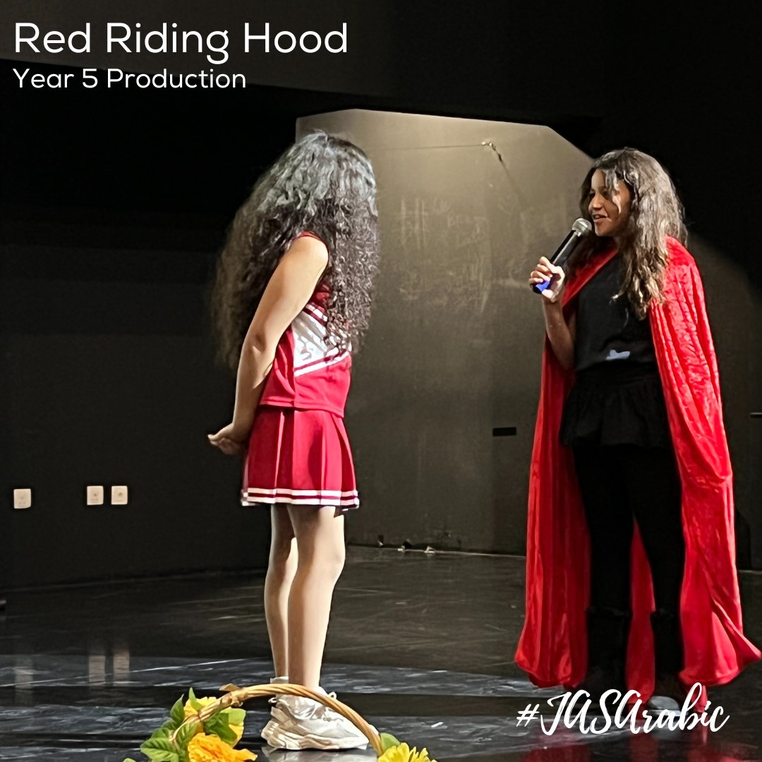 jebelalischool's tweet photo. Yr 5 had a blast performing their production of 'Red Riding Hood' during Arabic week. Their joy and excitement radiated throughout the entire show as the students brought the characters to life with energy and enthusiasm!
#Belong #JASArabic #ArabicWeek #ArabicProdution @Taaleem https://t.co/smld67rbId