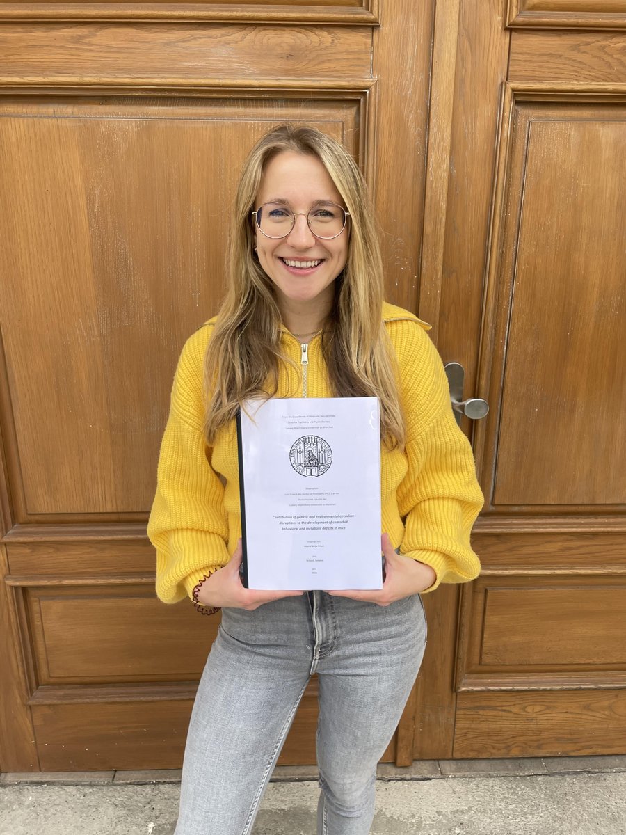 I am incredibly happy and proud to share that I have submitted my PhD thesis, which investigates the impact of genetic and environmental circadian disruptions on mental and metabolic health ⏰ 🧠 🍽️ #circadianbiology#mentalhealth#metabolichealth
