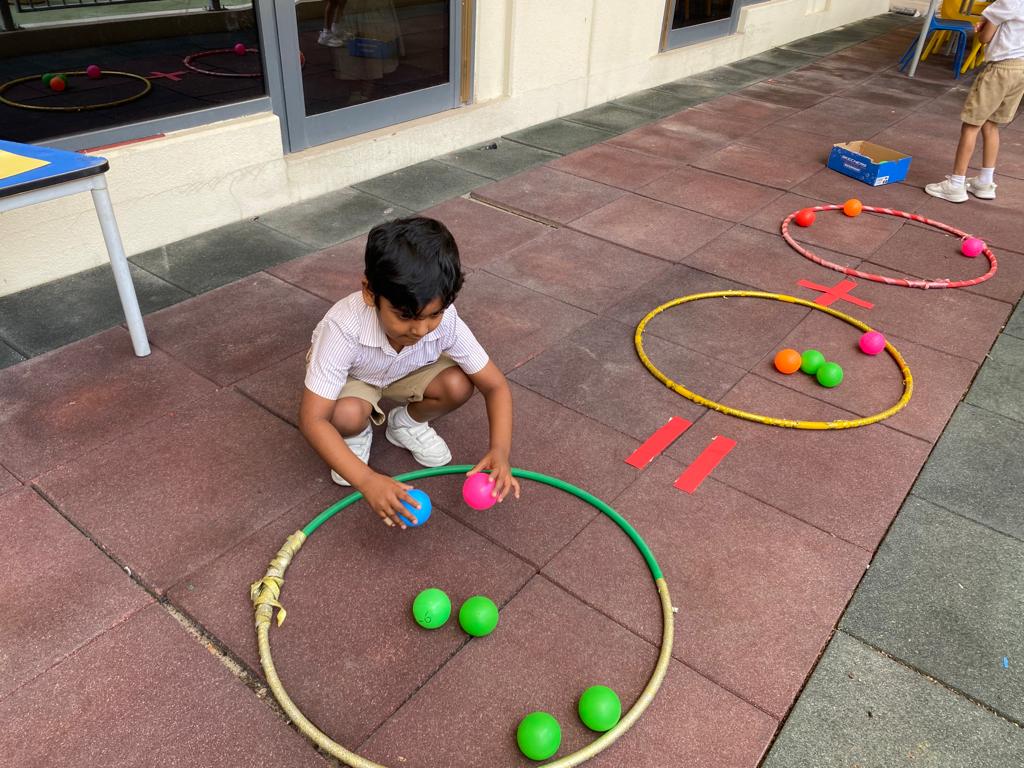 GayatriKakade16's tweet photo. "Kids thrived during Math Week, loving every moment of hands-on addition with manipulatives ! #MathWeek #LearningThroughPlay #AdditionFun" @MichelleVerghe1 @NMSKindergarten @gemsnms_alkhail https://t.co/D9oAXJbbq8