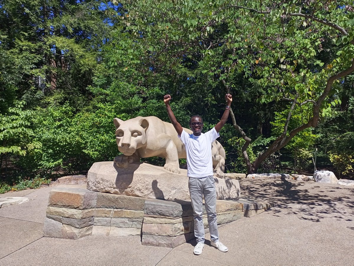 Samdenno's tweet photo. Got into @penn_state for my PhD.
In this moment, I was genuinely happy. The road here was a winding one but I kept the faith. I still do.
Dreams do come true.
#NowFaith #KeeptheFaith #WeAre https://t.co/9uytBBaO7i