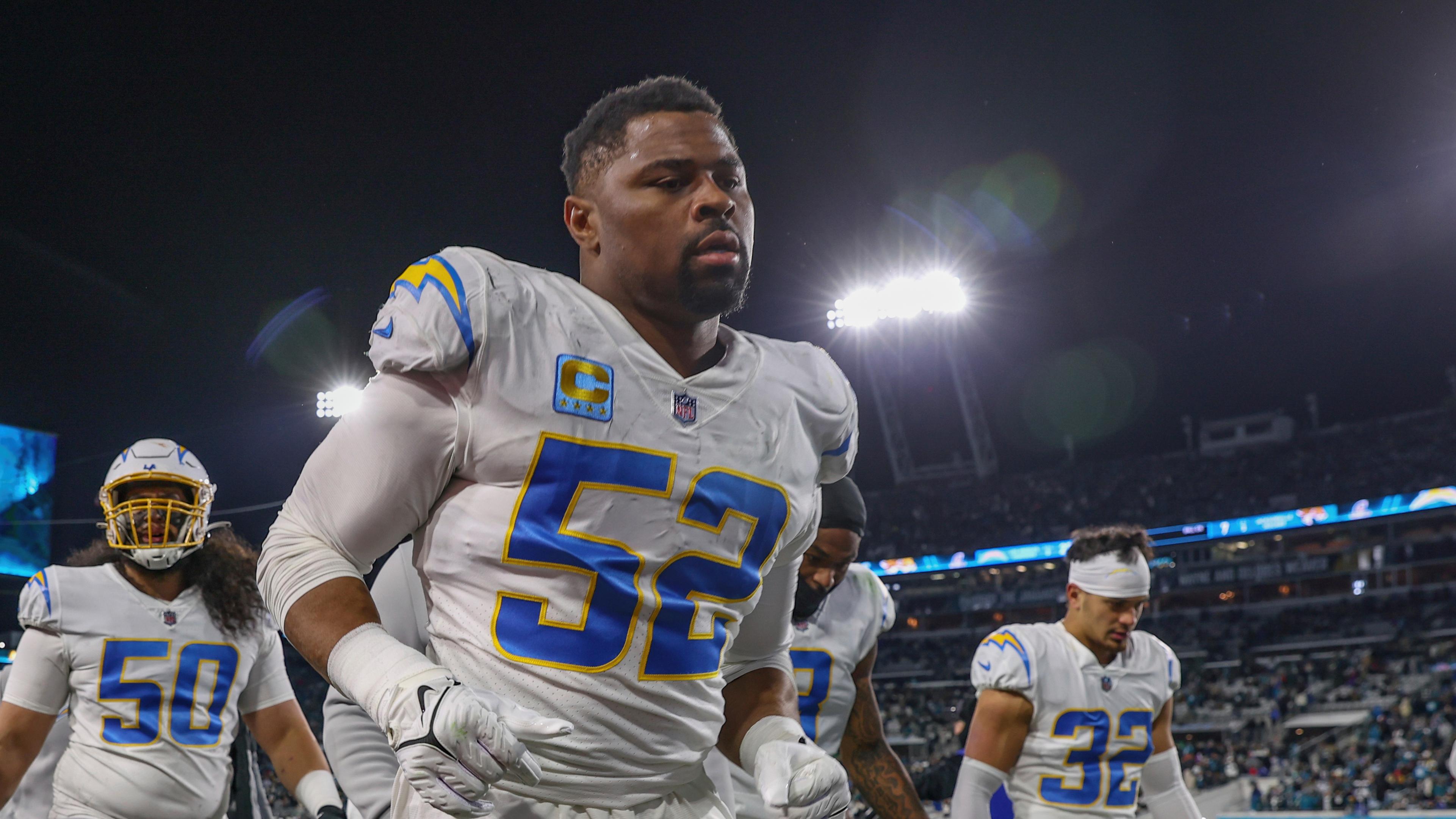 Around The NFL on X: 'Khalil Mack on Chargers' historic playoff loss to  Jaguars: 'It was like a bad dream, like a nightmare'    / X
