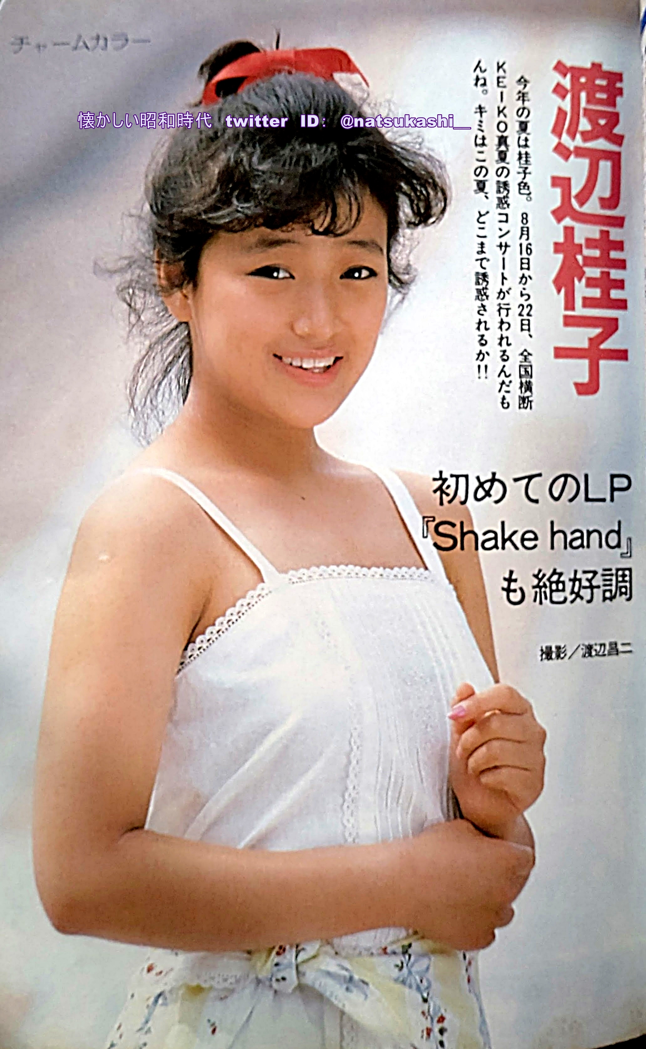 渡辺桂子　1984年〜1986年 大量　切り抜き　ファイル　2冊　116P 渡辺桂子 1984年〜1986年 大量 切り抜き ファイル 2冊 116P