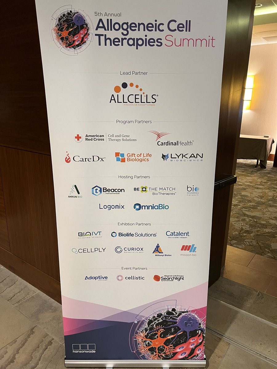 vycellix's tweet photo. Vycellix Founding CEO, Dr Evren Alici, presenting today at the Allogeneic Cell Therapies Summit, Boston. “Moving the Needle on Graft Rejection with Novel Strategies for T Cell Manipulation” https://t.co/y3DsJAjcON
