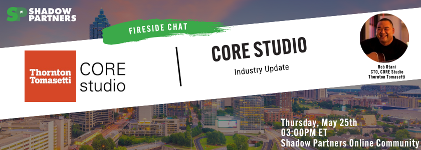 kpreddyco's tweet image. Would you like to join a Fireside Chat w/ Robert Otani, CTO of CORE studio at Thornton Tomasetti? Join us Thursday, May 25th at 3:00 pm ET, by registering through this link: zurl.co/6RkV
#firesidechat #computationaldesign #aecindustry #builtenvironment