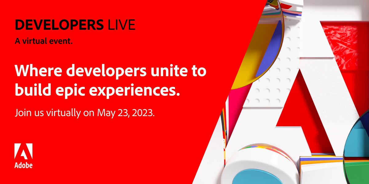 STARTING SOON ⏰  Don't miss out on Adobe Developers Live, a day-long virtual conference filled with networking opportunities, important AEM developer updates, and deep-dive sessions with experts. 

Join us here: adobe.ly/3APnUpG | #AdobeDevelopers #webdev #AEM