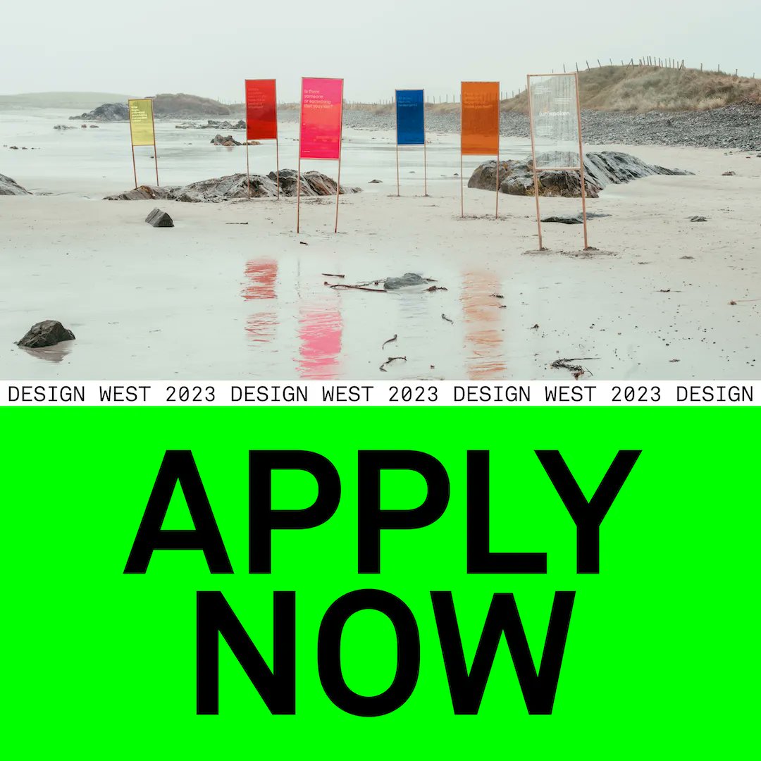 Design West Summer School
June 17-30 2023
Letterfrack, Ireland
International summer design school located at the ATU Connemara campus offers you  the opportunity to work with leading International and Irish designers from renowned studios. 
Apply today at designwest.eu