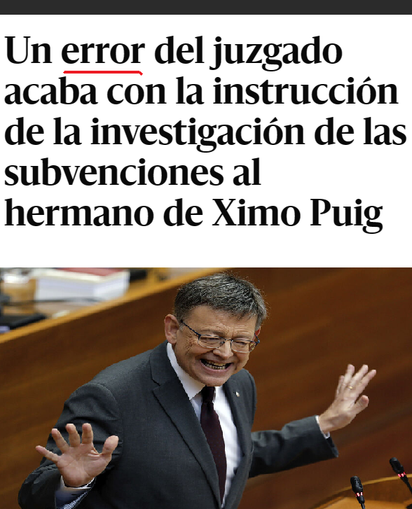 "Un error".