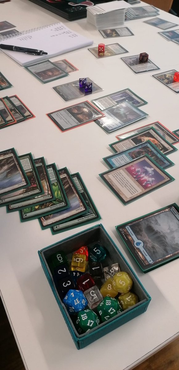 LabJogosIST's tweet photo. Have you always wanted to play Magic: The Gathering? Are you already experienced in this Trading Card Game (TCG)? 👀

 Join us every Wednesday at 15h30 in room 0.43. 

If you don't have a deck, don't worry! 
You can use one of ours! Come and defeat your opponents! ⚔️ https://t.co/yXqvl9bePF