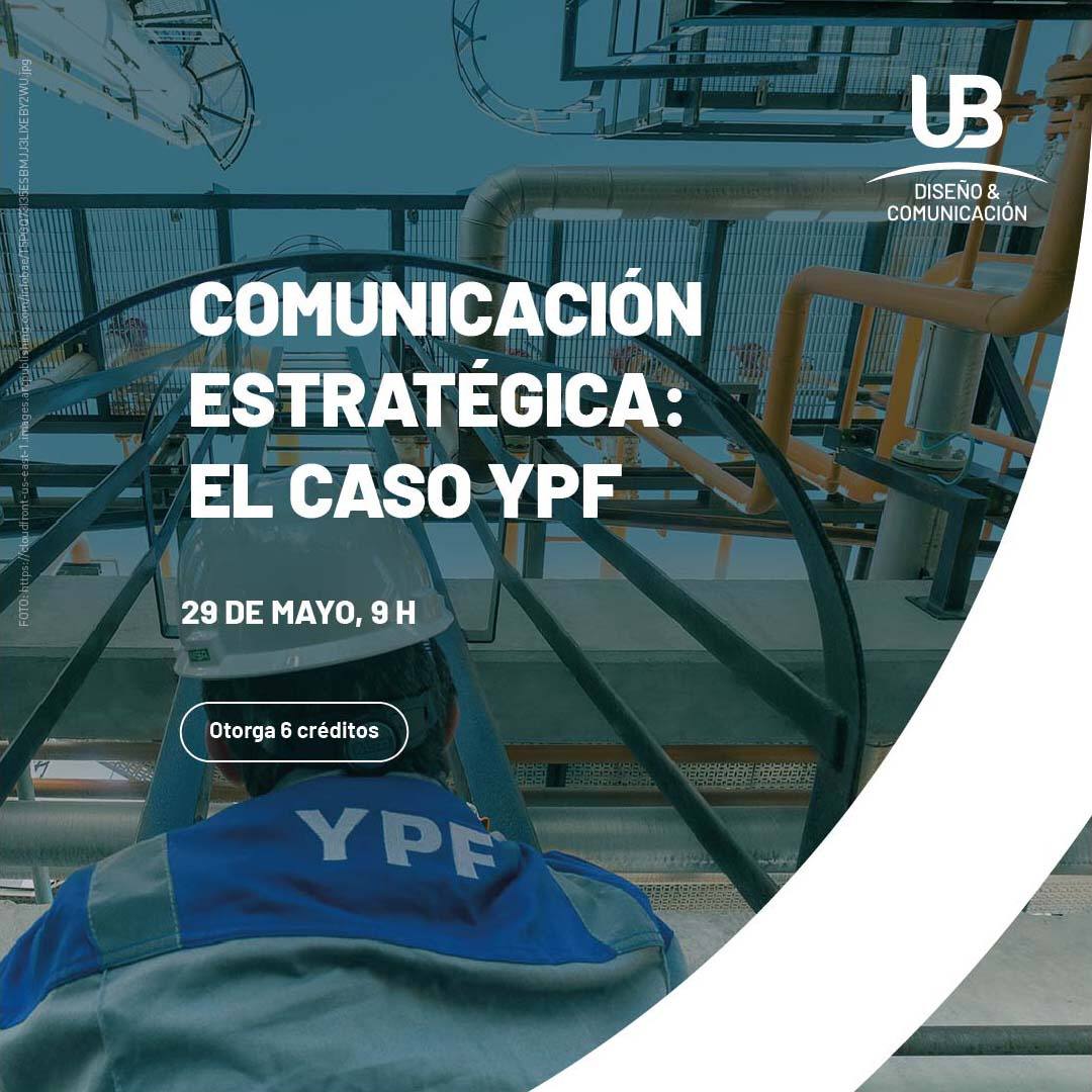El próximo lunes 29 de mayo se llevará a cabo una charla con el gerente de Relaciones Institucionales en YPF, No se lo pueden perder! 
#ypf #comunicacion #relacionespublicas #Universidadebelgrano