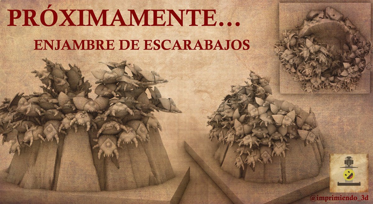 imprimiendo_3D's tweet photo. Hay tres noticias muy buenas que os iré comentando próximamente.. que van a marcar el devenir de esta humilde cuenta de impresión 3D. El primero de ellos es que nos vamos a lanzar a producir nuestros propios modelos, empezando por los "egipcios no muertos". Espero que os guste! https://t.co/nQZ4iCZnJF