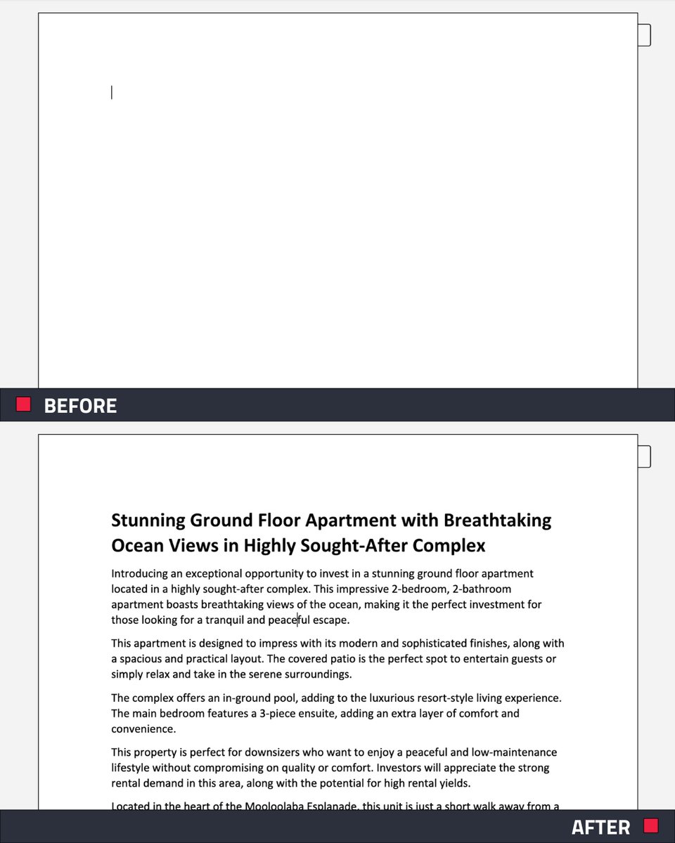 BoxBrownie_com's tweet image. Got writer&apos;s block and have a listing description to write? With us, that&apos;s no problem! 

We offer FREE AI Copywriting, which means real estate professionals can get captivating listing descriptions in seconds. 

Try now: boxbrownie.com/ai-copywriting…

#BoxBrowniecom #AICopywriting