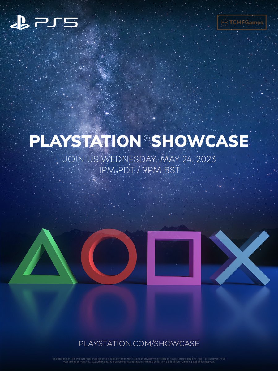 RT @TCMF2: TOMORROW ! 

PlayStation showcase after 20 months is here. 

- PS5 | PS5Themes https://t.co/8FxEDZ7tST