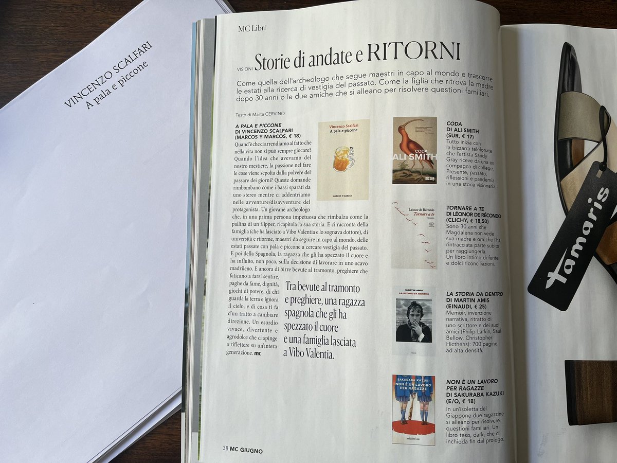 “Un esordio vivace, divertente e agrodolce che ci spinge a riflettere su un’intera generazione” #APalaEPiccone di #VincenzoScalfari Libro del mese su @MarieClaire_it per @MartuzzaMC In libreria dal 7 giugno! @Giuditta_legge @booksmarcopolo