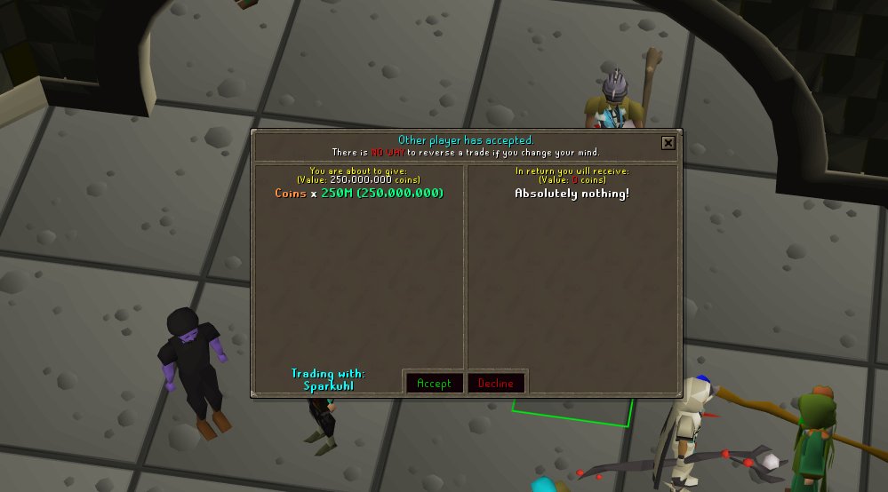 GusseOSRS's tweet photo. @rip_lazy won the 250m giveaway! There will be another one soon, be ready! https://t.co/vphEgBrHmj