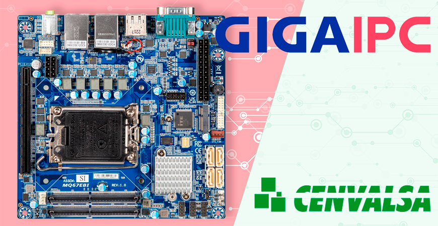 cenvalsa's tweet image. mITX-Q67EB con chipset Intel® Q670E, admite procesadores Intel® 13th/12th Gen Core de menos de 65 W. 4 SATA de 6 Gb/s, 2 COM, 4 USB 3.2, 6 USB 2.0, 1 M-Key 2280 M.2, 1 E-Key 2230 M.2...
Más: cenval.es/informatica-in…

#12thGenIntelCore #13thGenIntelCore #GIGAIPC #miniITX #Q670E