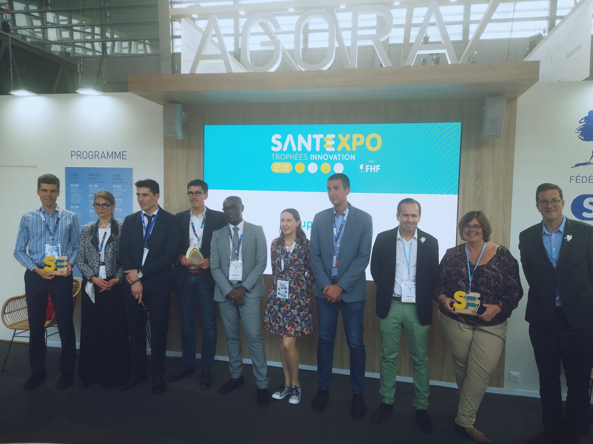 #HealthTech 🏆 <a href="/laFHF/">FHF</a> 5e édition des Trophées Innovation #santexpo2023 <a href="/parisSANTEXPO/">SantExpo</a> : les lauréats sont #Hopia et Kiwee.care (solution Teemeo)
 + <a href="/posos_tech/">Posos</a>  décroche le prix coup de cœur
👉 Présentation des lauréats et des finalistes : healthandtech.eu/fr/article/vie…