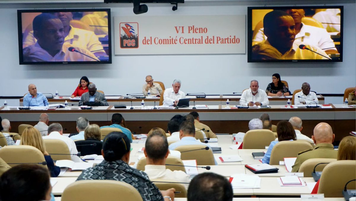 Sesiona VI Pleno del Comité Central del Partido Comunista de Cuba
pcc.cu/noticias/sesio…
#VIPlenoCC #Cuba