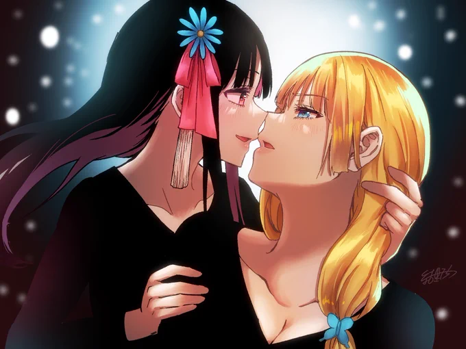 bad kiss #菊憑き #キスの日