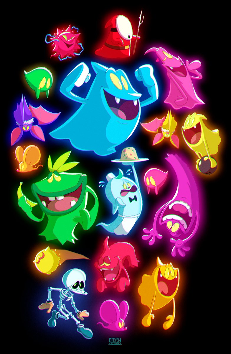 I love the fisrt Luigi's Mansion from the GC, As a child I always wanted it for my birthday, and when I finally had it, I haven't stopped replaying it every time I can. I love ghost designs, so i drew all the normal ghosts I could! #luigismansion #fanart