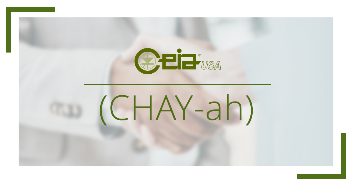 We get it.

You may not be able to pronounce our name.
But once you do, you will remember it.
The hard part? CHAY-ah. The easy part? USA.
Put them together, and you got it.
Put us together, and you have a partner that is ready when you are.

#ChooseCEIA #SecurityTechnology