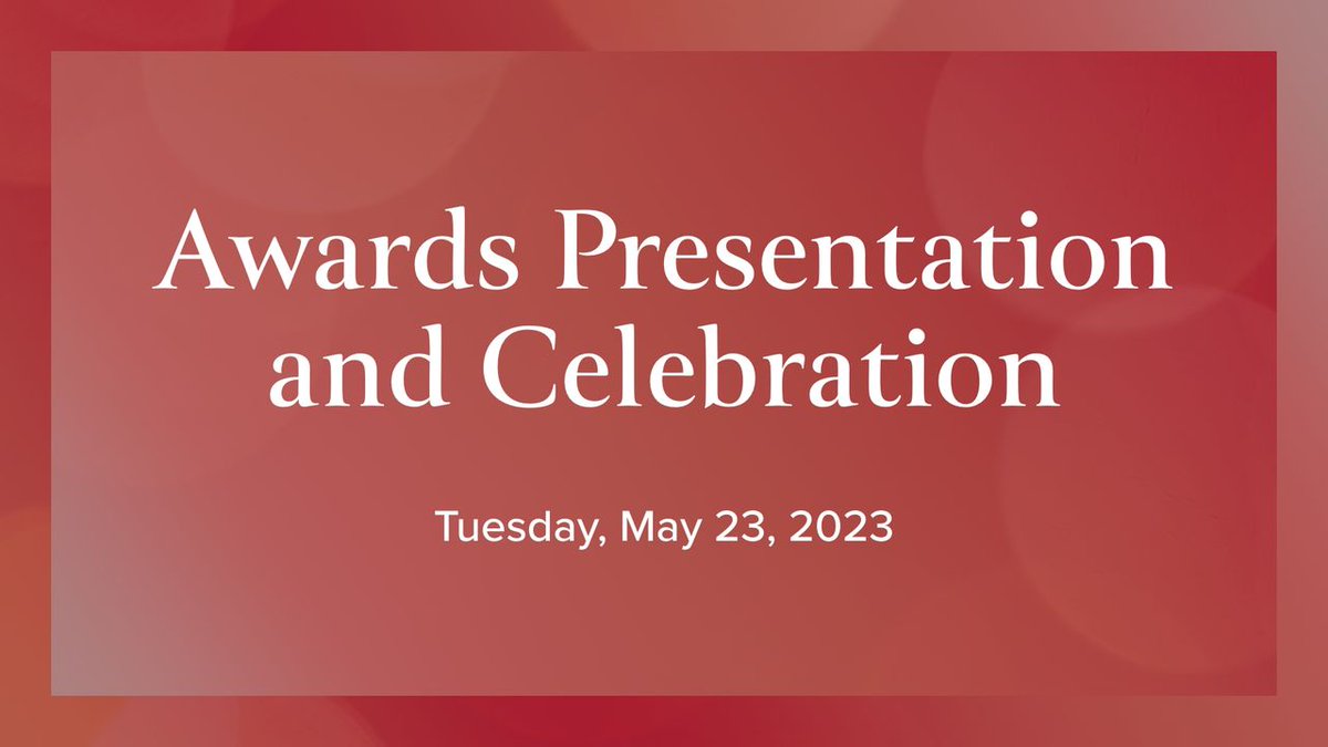 Today is the Awards Presentation & Ceremony! Awards recognize the commitment of graduating students, faculty & instructors, and staff to the advancement of public health and to teaching, learning, and supporting the mission of Harvard Chan. #HarvardChan23 bit.ly/41ZOd7J