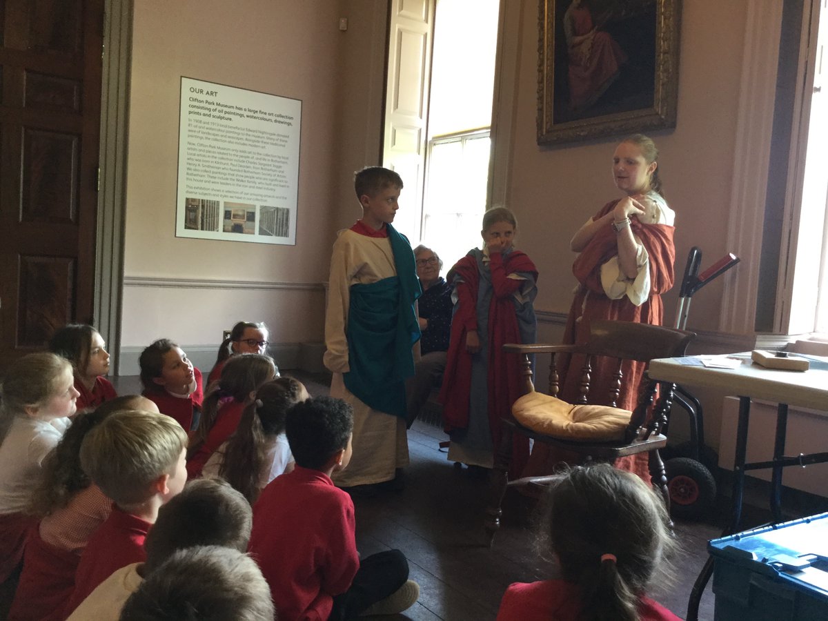 LRyott's tweet photo. We have had a lovely trip to Clifton Park to learn more about the Romans.@RedscopeSchool https://t.co/toBRa6II6b
