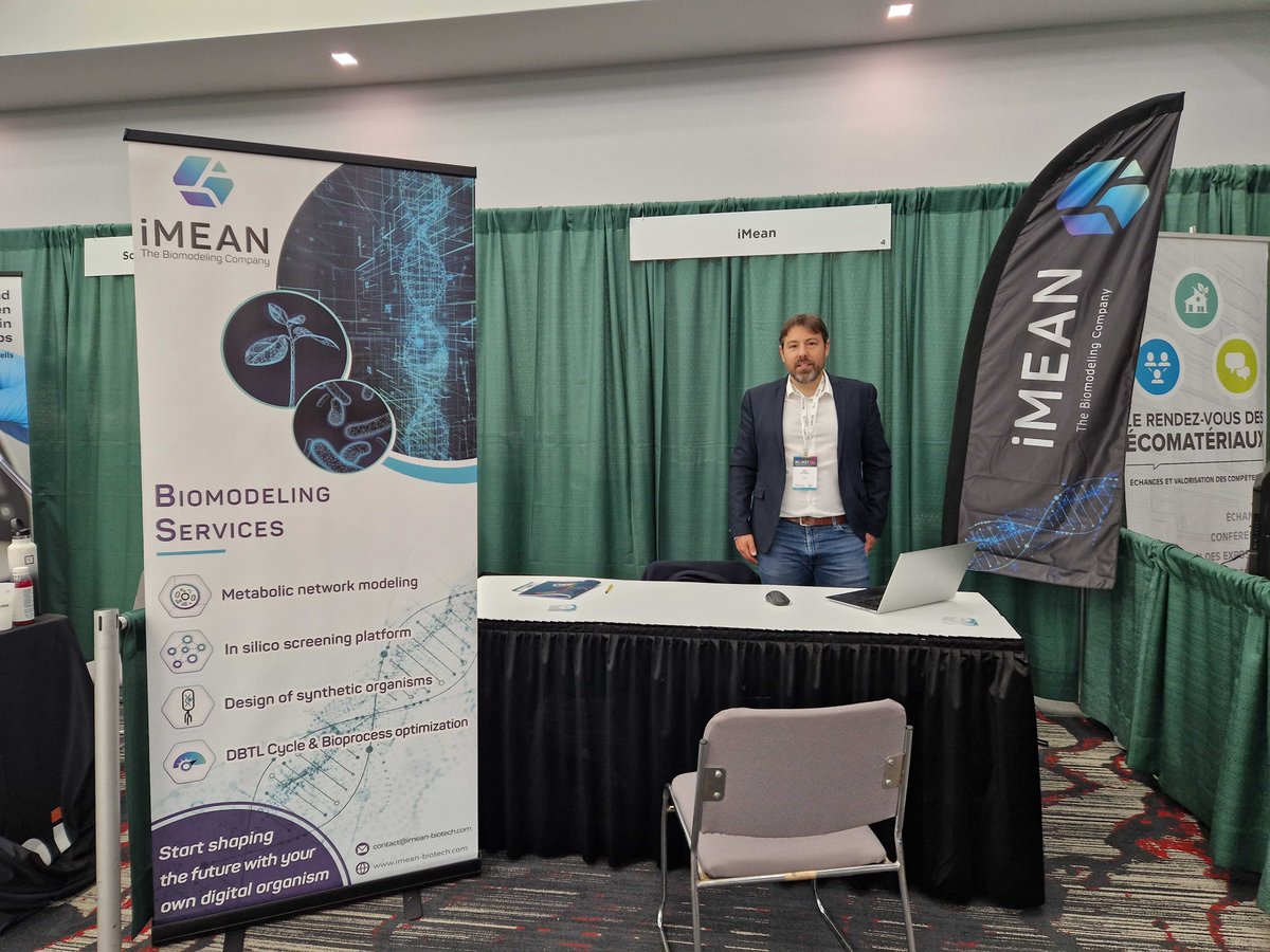iMEAN (@imeanbiotech) on Twitter photo Our CEO, Rémi Peyraud <a href="/PeyraudR/">Peyraud Rémi</a> is attending the #BIOKET2023 in Trois-Rivières, Canada 🇨🇦 !
Make sure to come and visit our booth to learn more about our in silico modeling servies ! 🤩🤝
<a href="/BIOKETech/">BIOKET BIOeconomy's Key Enabling Tech. Platform</a> #biotech #innovation #biomedeling Our CEO, Rémi Peyraud <a href="/PeyraudR/">Peyraud Rémi</a> is attending the #BIOKET2023 in Trois-Rivières, Canada 🇨🇦 !
Make sure to come and visit our booth to learn more about our in silico modeling servies ! 🤩🤝
<a href="/BIOKETech/">BIOKET BIOeconomy's Key Enabling Tech. Platform</a> #biotech #innovation #biomedeling