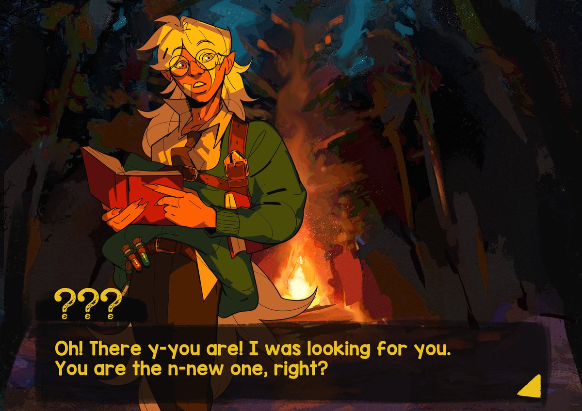 Fake screenshot for a RPG/visual novel game I had in mind because, why not.

#DnD #RPG #gamescreenshot #indiegame