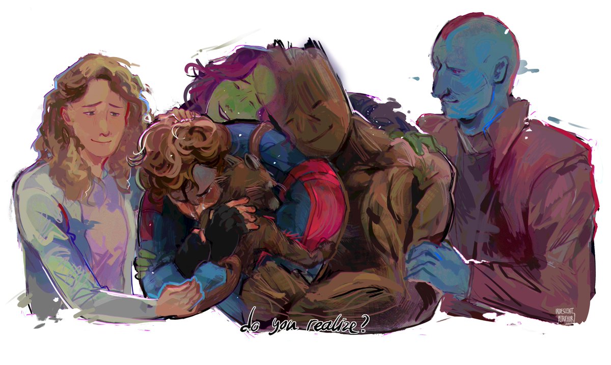 Do you realize
That happiness makes you cry?
Do you realize
That everyone you know someday will die?
★
#GotGVol3 #GuardiansOfTheGalaxyVol3 #gotgfanart #PeterQuill #peterquillfanart #RocketRaccoon