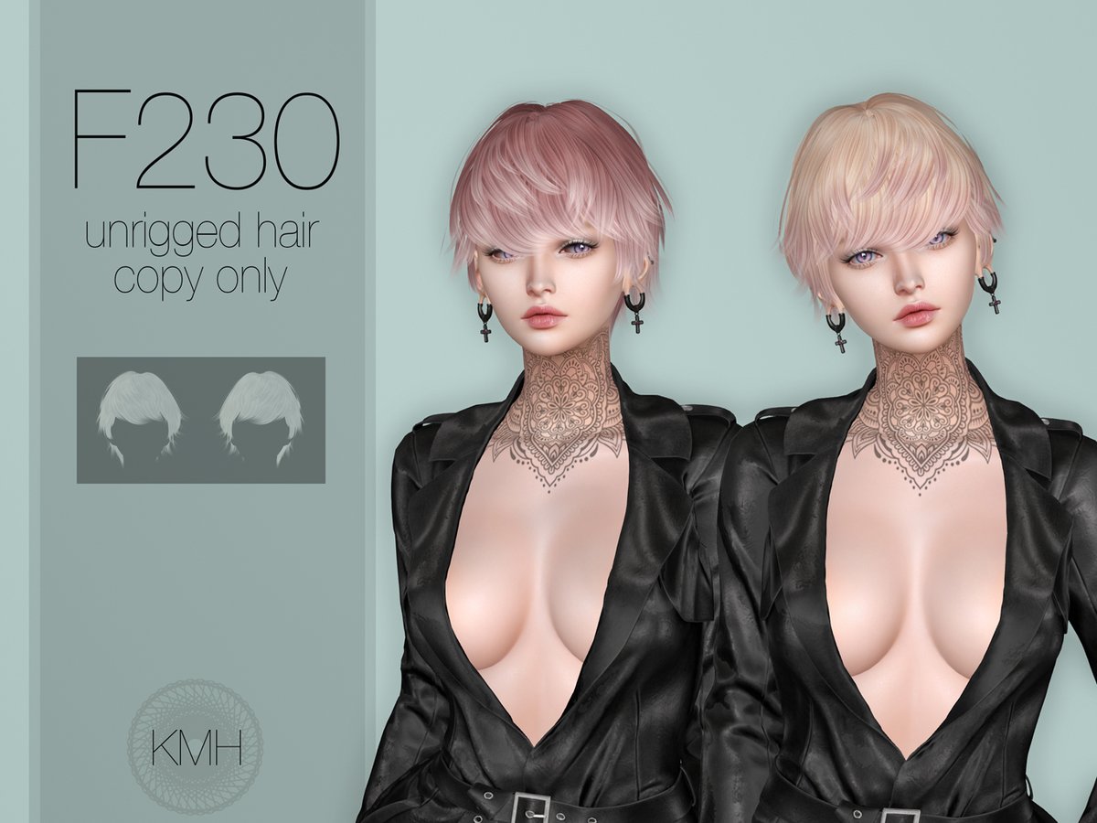 kmh_sl's tweet photo. KMH - Hair F230 @ The Warehouse Sale
opens 23rd May
  Flickr: https://t.co/DDsGf5AWuj https://t.co/D7QZLd117A… 
#SecondLife #Ad https://t.co/CLeAyrDHZx