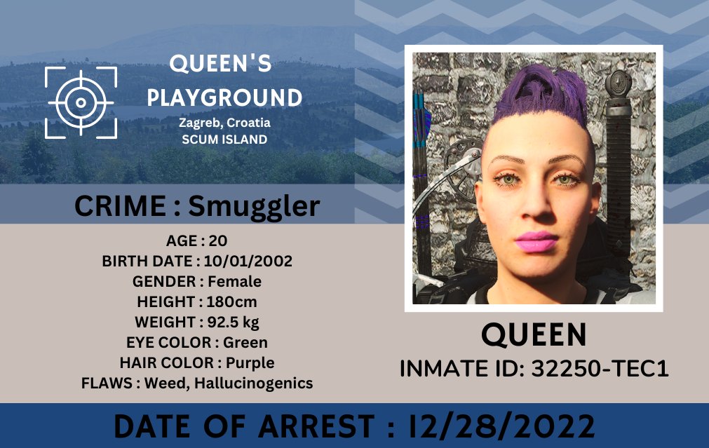 Queen_Cybele's tweet photo. Since we got the likes for the Wednesday post... Here is this thing to hold you over ;) #WeDoinThis #Scummies #Scumbags #Inmates #ScumIsland #QueensPlayground #RP #PVE #Missions #Zambies https://t.co/bEgwqyirur