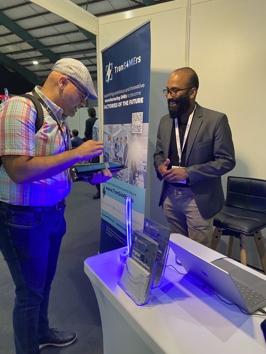 ADMA_TranS4MErs's tweet image. Live from Dublin🇮🇪 where the #TranS4MErs team from @IMR_ie is attending @NationalMSC
Make sure to visit the ADMA TranS4MErs stand today & tomorrow to learn all about our ongoing #opencall for #manufacturing SMEs & the available opportunities for #consultants & service providers!