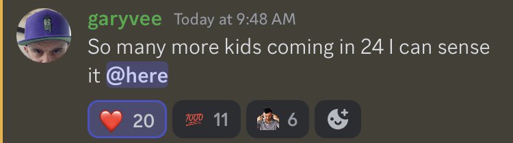 💯 
My kids came for a couple hours this year and they loved it! <a href="/garyvee/">Gary Vaynerchuk</a> <a href="/veefriends/">VeeFriends</a> <a href="/veecon/">VeeCon</a>