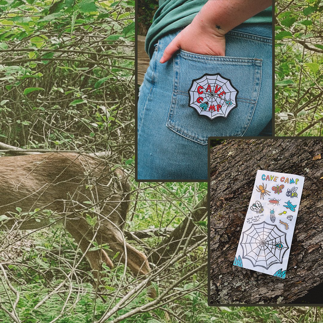 Cave Camp 2023 is here !! all designs by <a href="/JarettSitter/">Jarett Sitter</a> 🕸 Cave Club buddies can grab theirs right now from the US and UK member stores. everything will be available in the main stores on Thursday, 25 May at 10 AM ET
thank u to the Cave Club mods for showing off the new designs :)