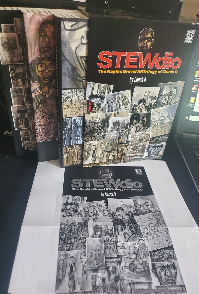 ComicCrusaders's tweet photo. Wooo! Can't wait to dig in to this NEW project by #ChuckD (@MrChuckD), #STEWDio from @AkashicBooks Available 6/6/23! #NaphicGrovel #ARTrilogy https://t.co/5WYsq4Qp1Q