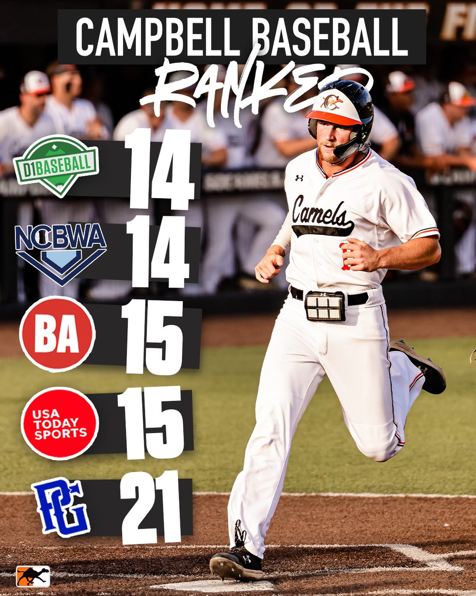 Campbell Baseball on Twitter "𝐖𝐞𝐞𝐤𝐥𝐲 𝐑𝐚𝐧𝐤𝐢𝐧𝐠𝐬 📊 RollHumps"